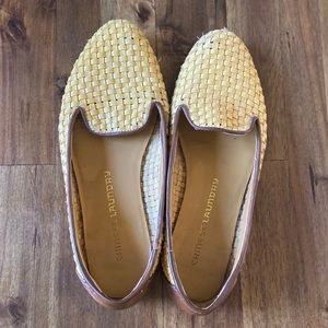 Yellow Chinese laundry woven loafer
